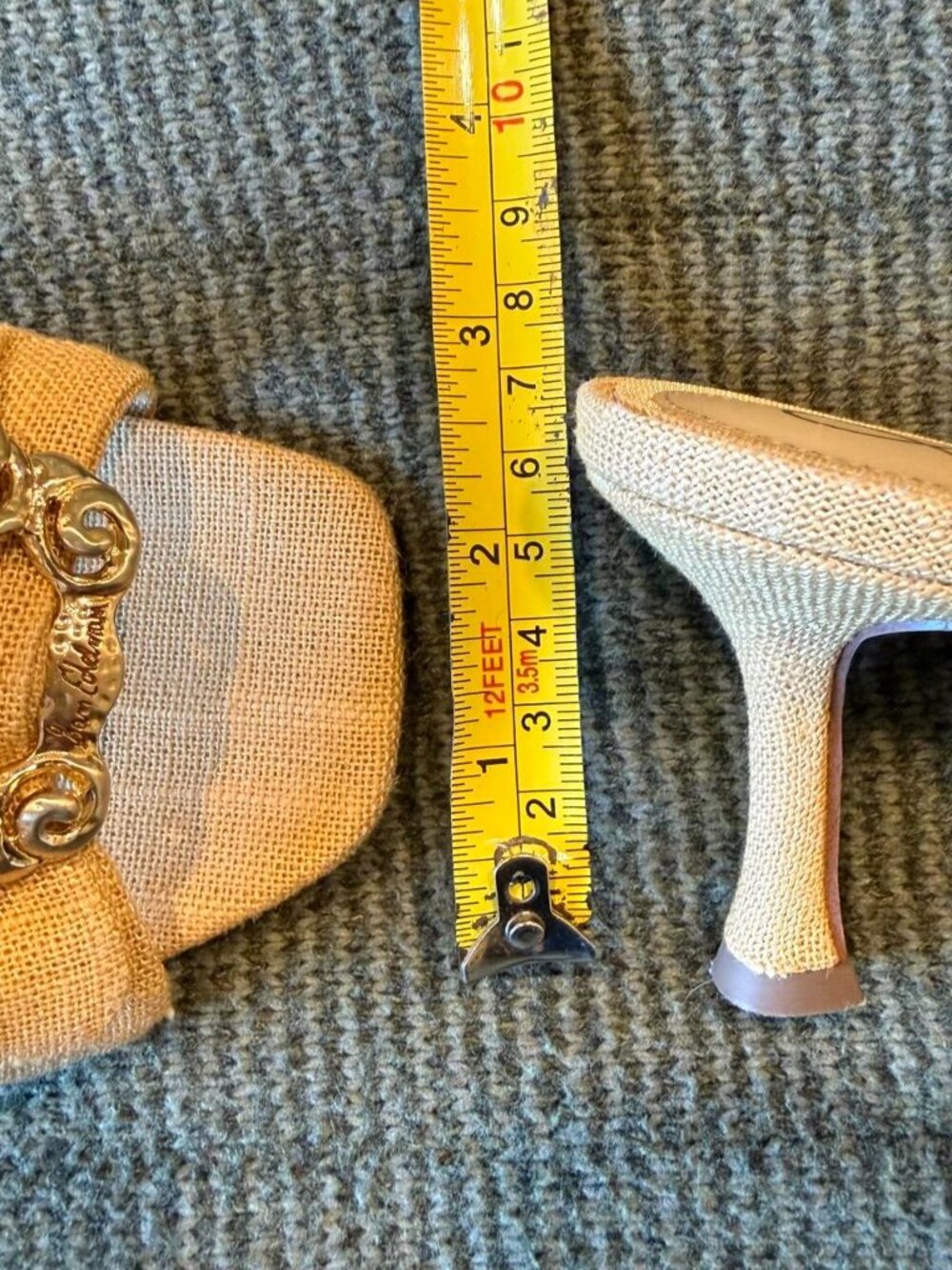 Sam Edelman Women's Tan and Cream Mules - Picture 8 of 8